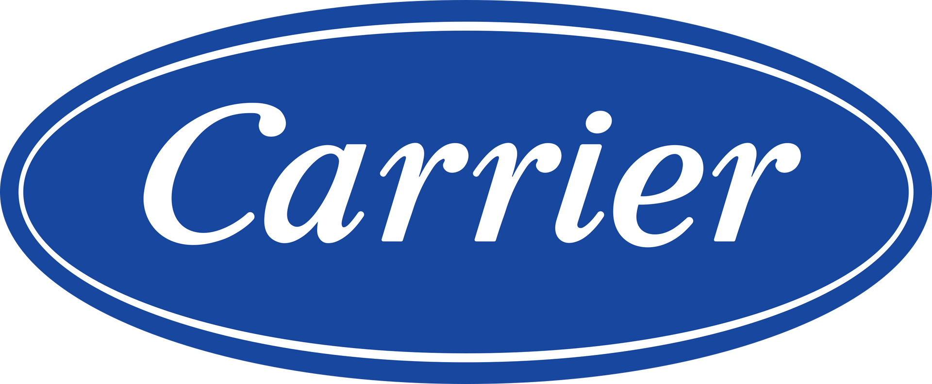 A blue carrier logo on a white background.