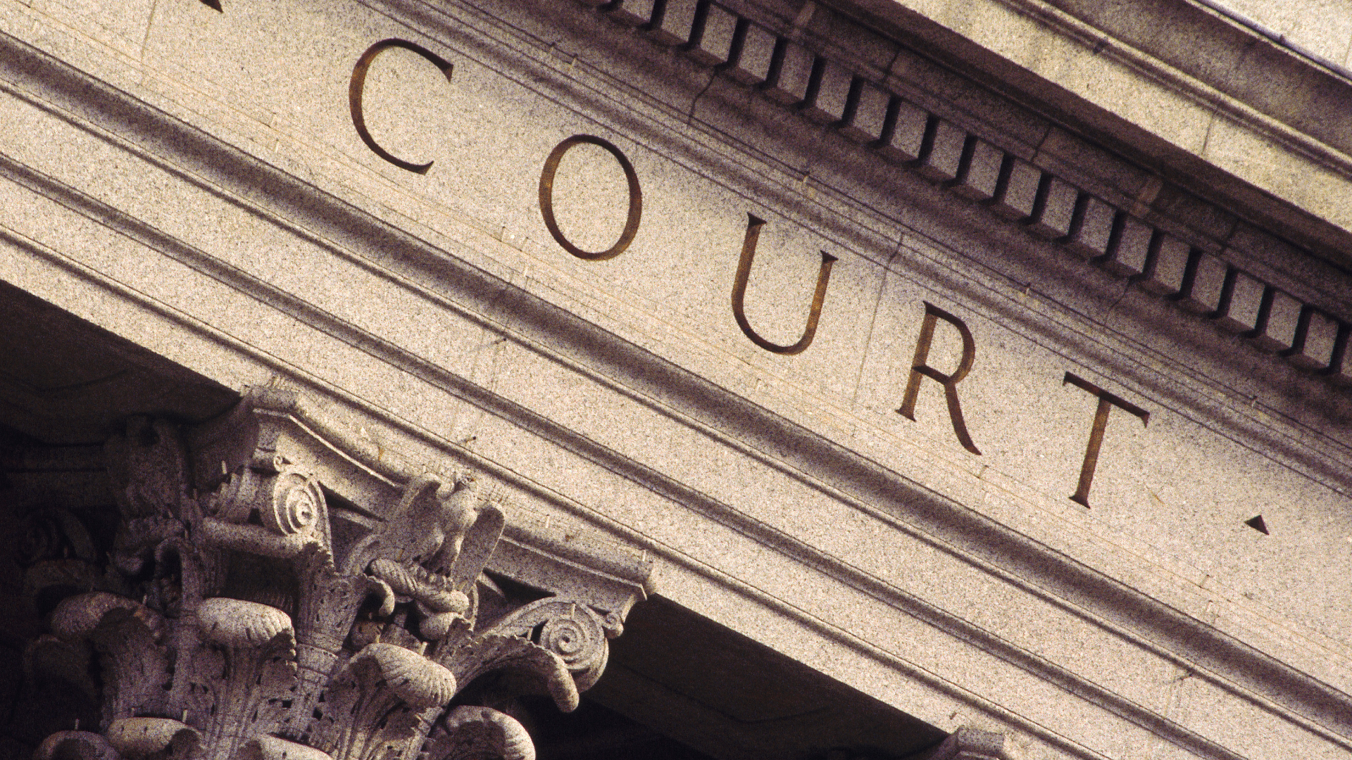 Gavel on document titled 