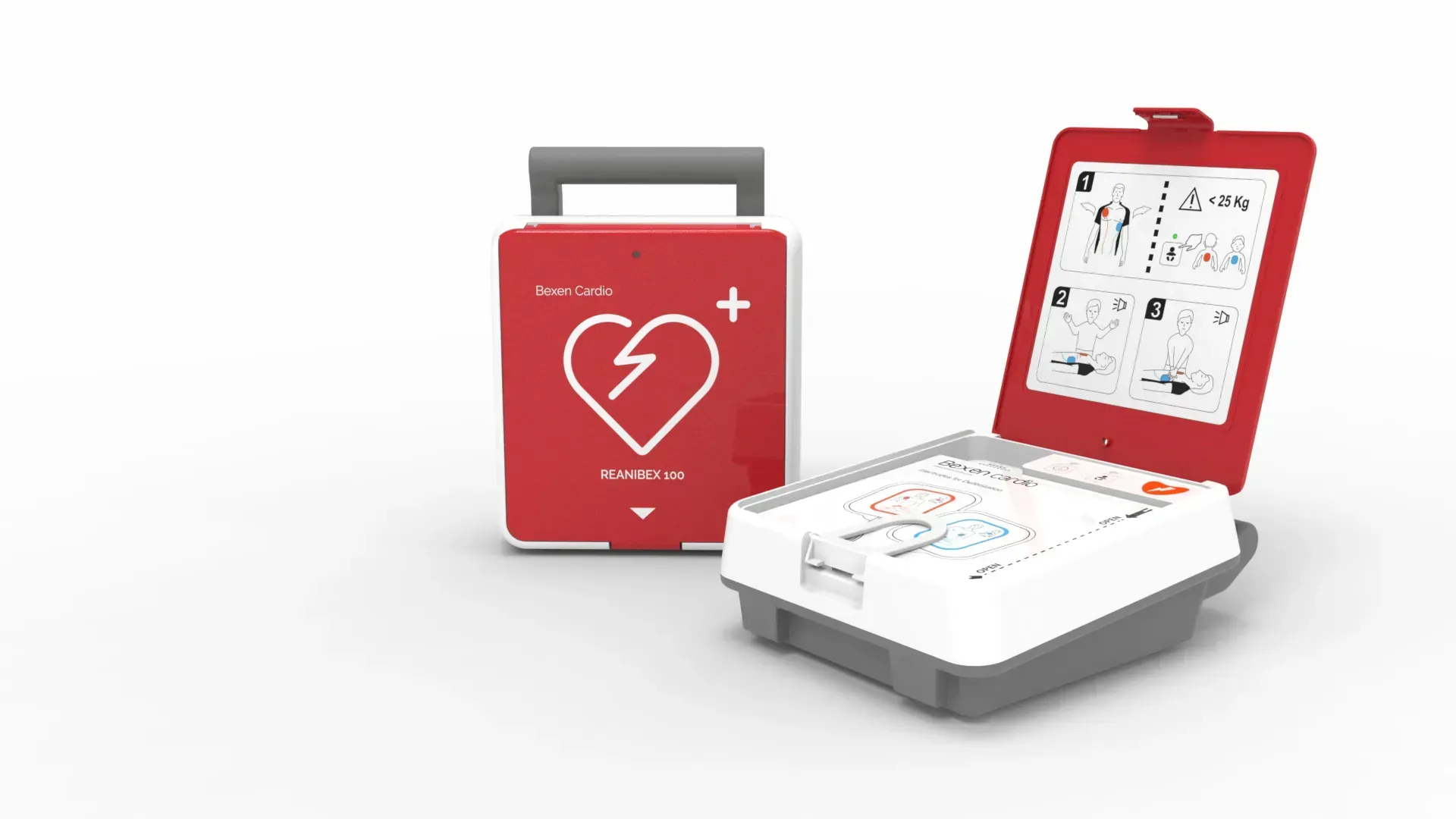 Reanibex 100 defibrillator
