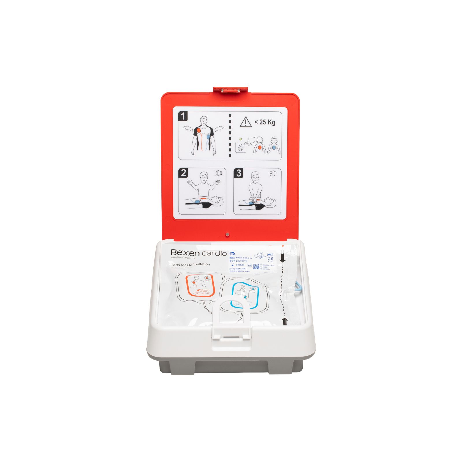 Reanibex 100 defibrillator
