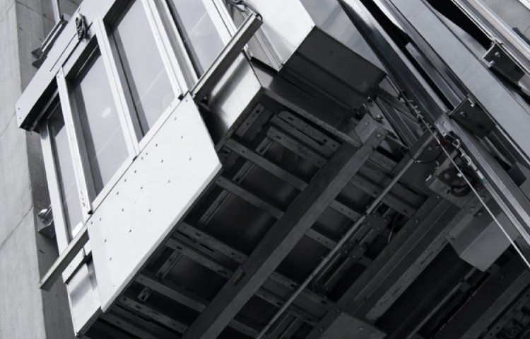 elevator system from below