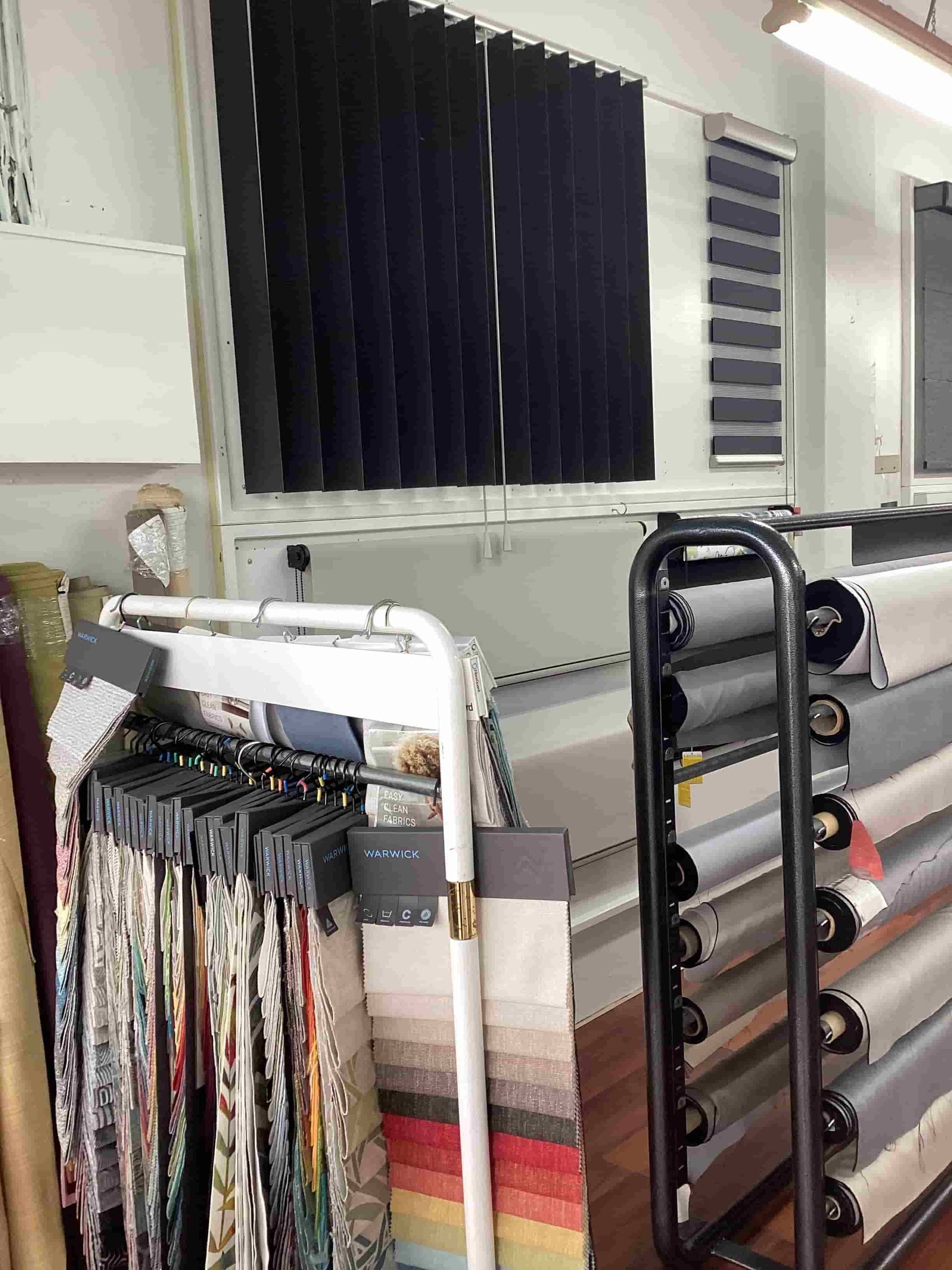 A Store Filled With Lots of Fabrics and Curtains — Tully Blinds in Tully, QLD
