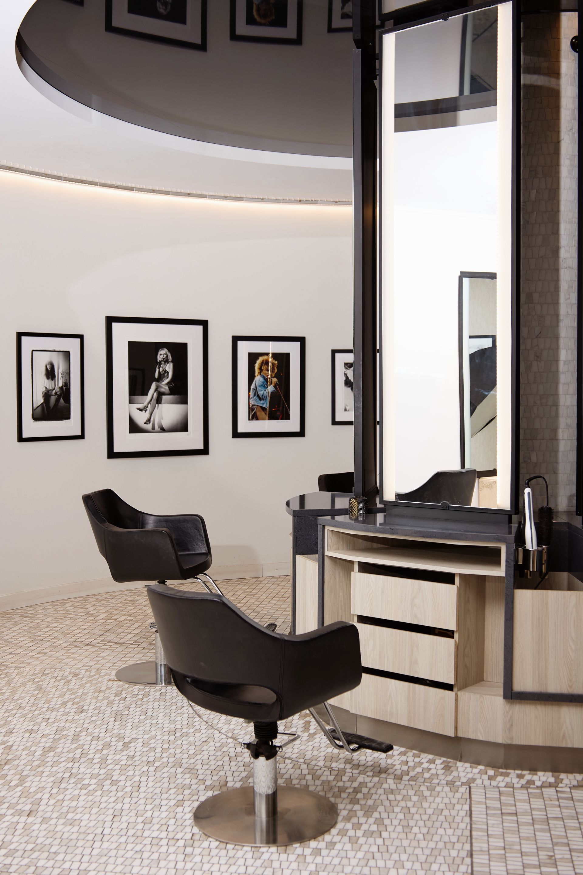 brunette woman with thick eyebrows