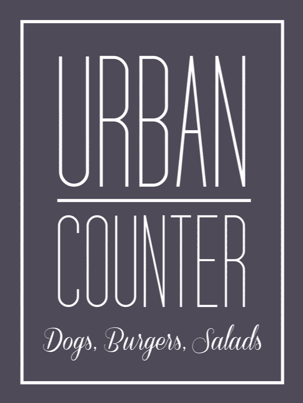 Urban Counter logo on a dark background, with white text: