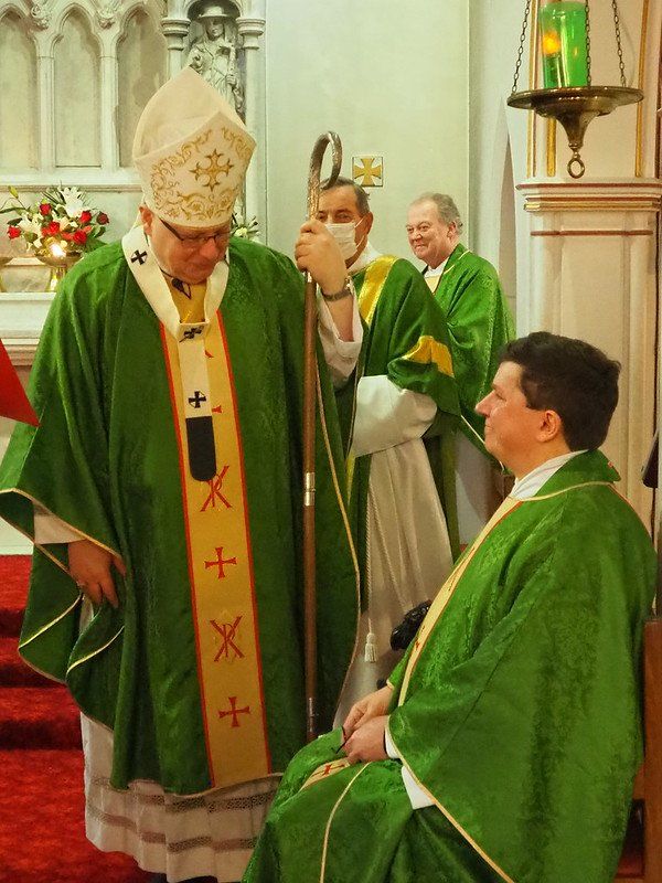 Archbishop John Wilson with Fr Philip