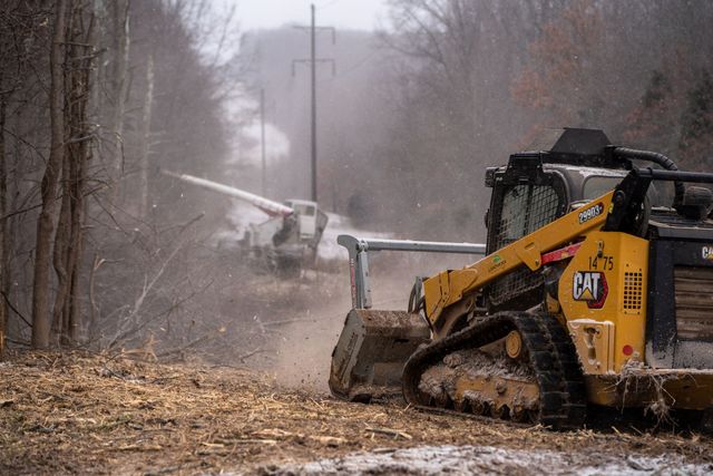 Forestry Mulcher Paris TN Landworx Contracting Right of Way