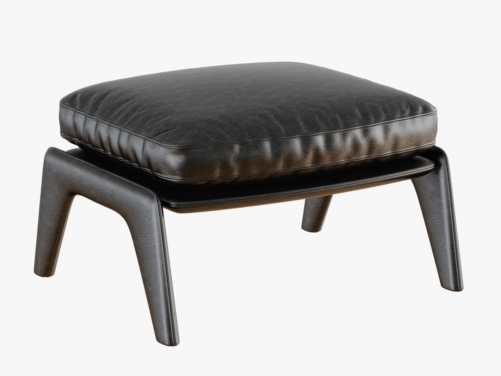 Dark Brown Leather Ottoman | Brisbane, Qld | Impact Leather Care