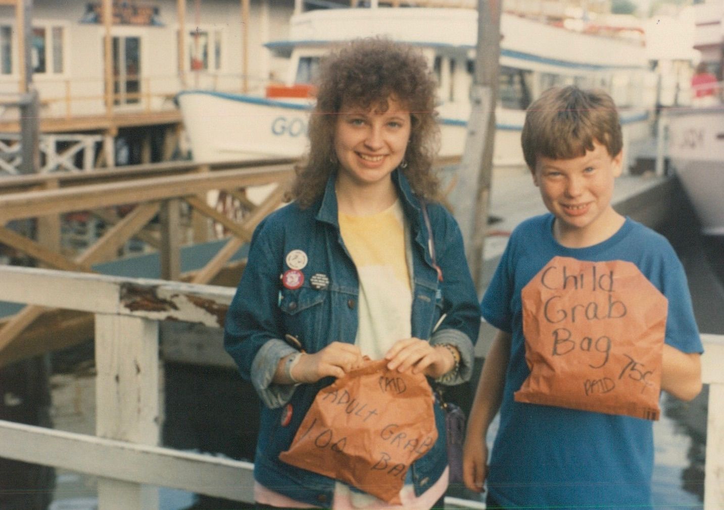 On vacation in Maine in the 1988