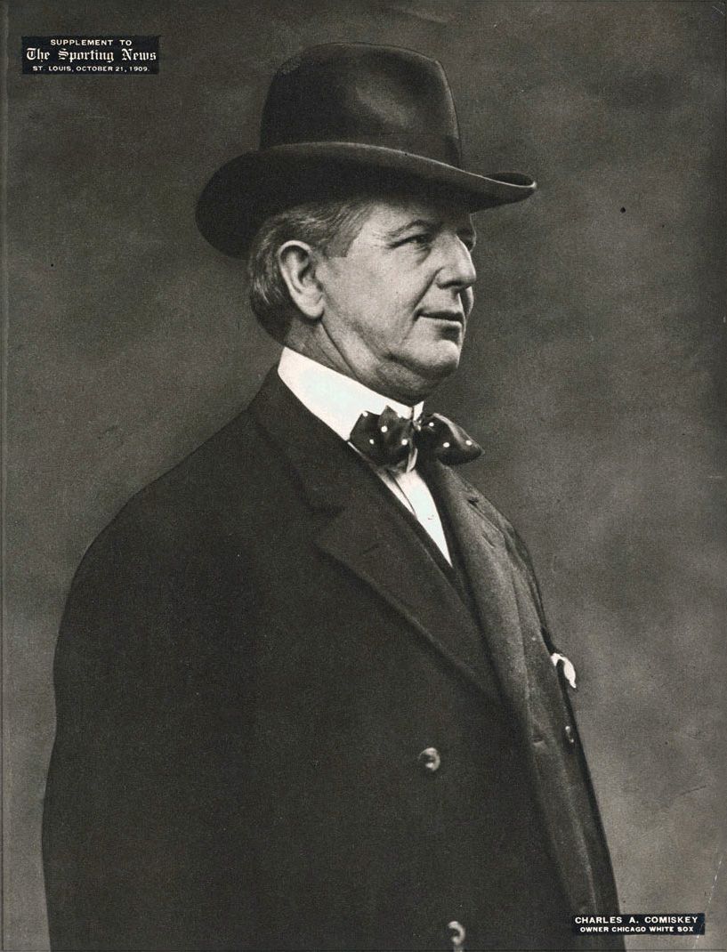 Charles Comiskey Chicago White Sox owner in 1909