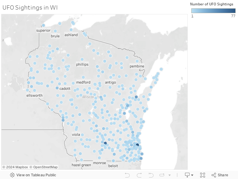 UFO Sightings in WI 