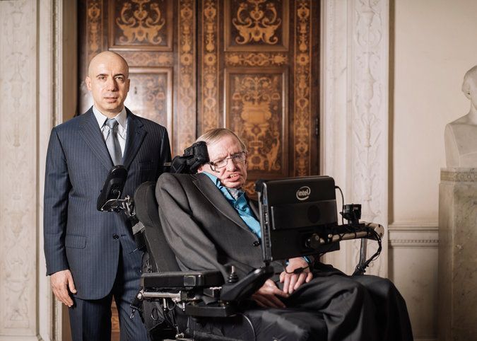 Yuri Milsner and Stephen Hawking