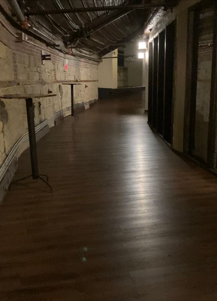 Aurora Illinois Roundhouse Ghost Tour haunted hallway