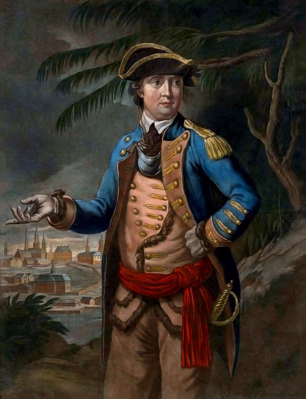 Color portrait of Benedict Arnold