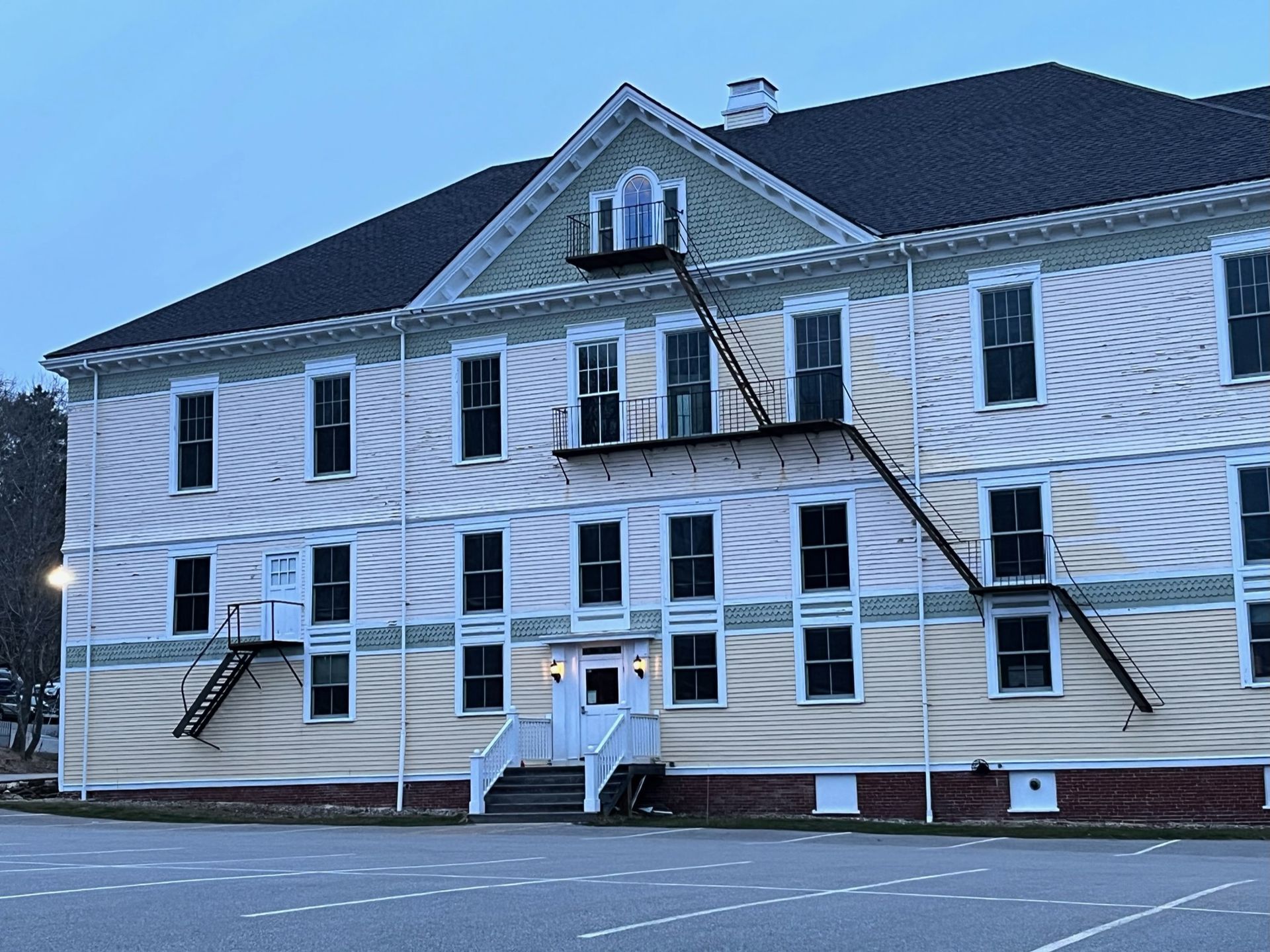 The haunted opera house in Boothbay Harbor, Maine