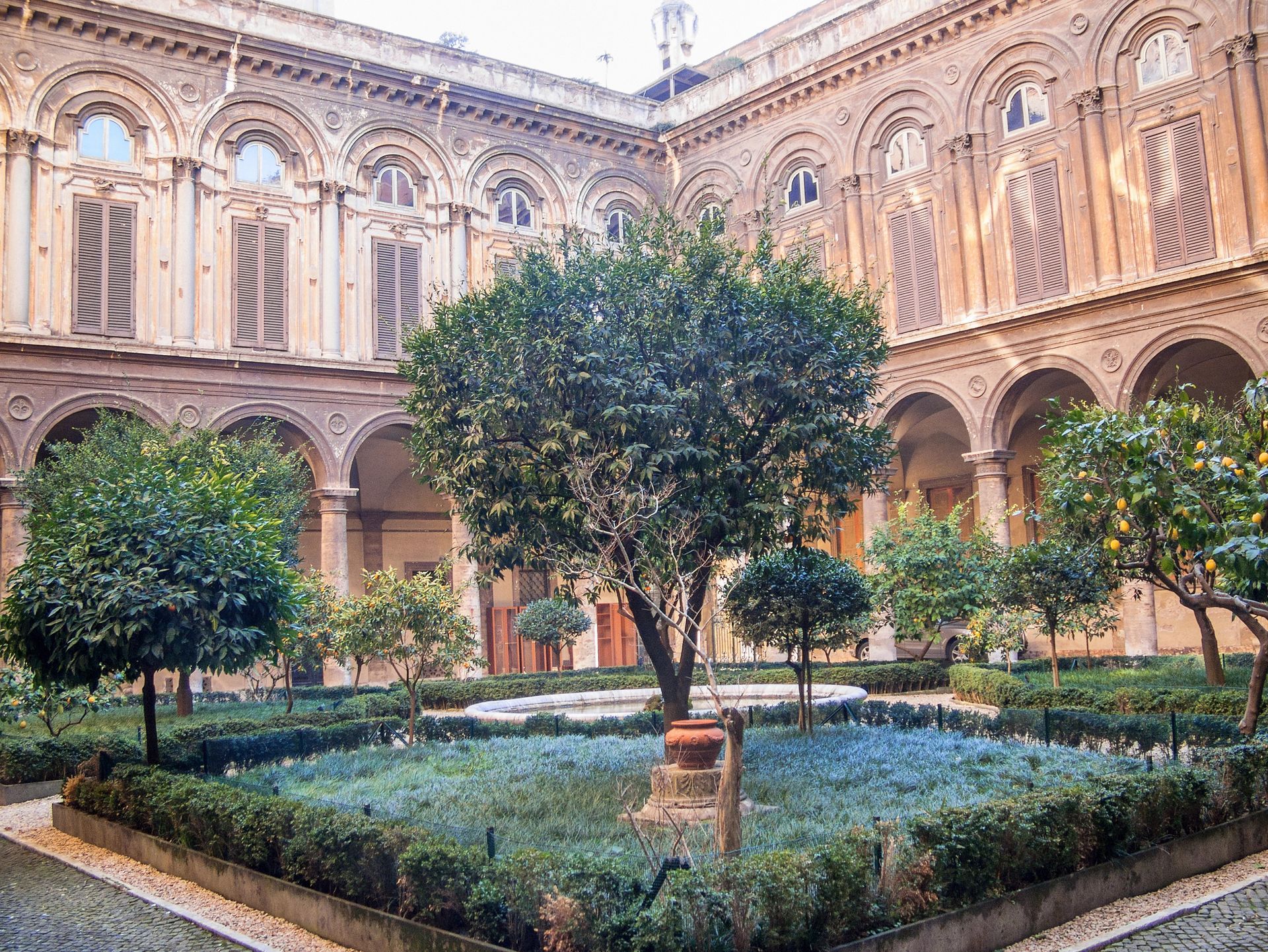 The Courtyard of Palazzo Doria Pamphili