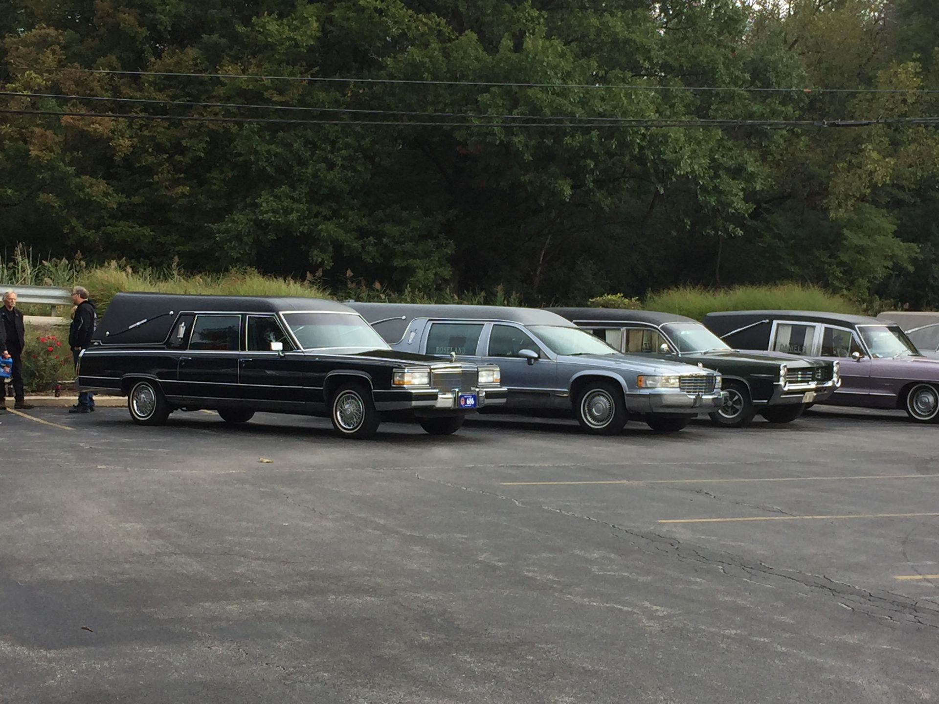 Hearses at the Irish Legend a haunted spot on the Resurrection Mary Chicago Ghost Tour