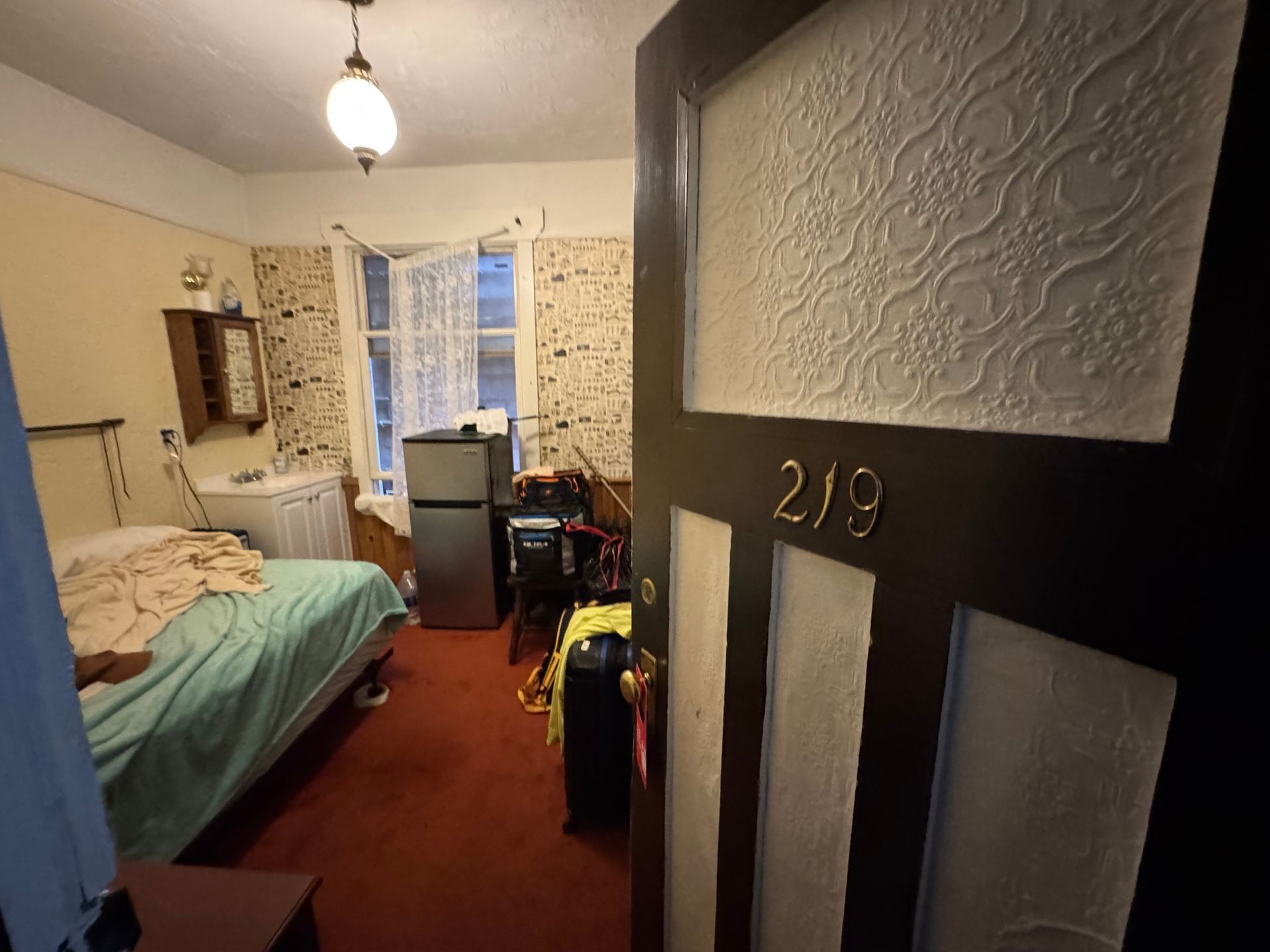 Haunted Room 219 at the Alaskan Hotel, where most people encounter the ghost of Alice