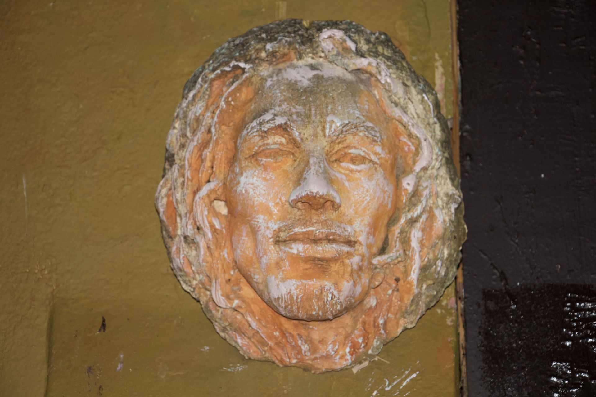 A haunted piece of artwork at the Cannon Club at the Gallery Inn in Old San Juan, Puerto Rico