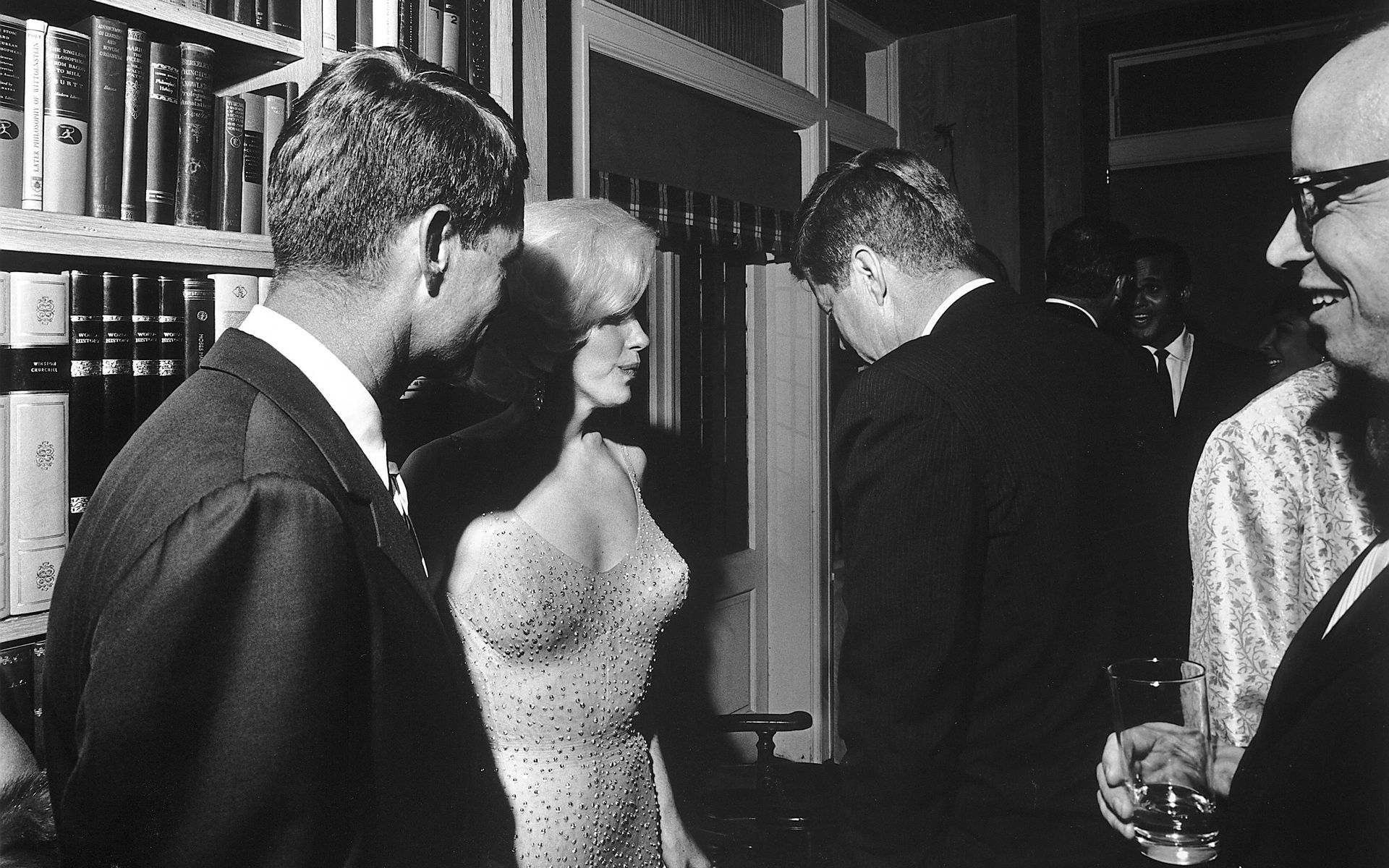 Marilyn Monroe and JFK in 1962
