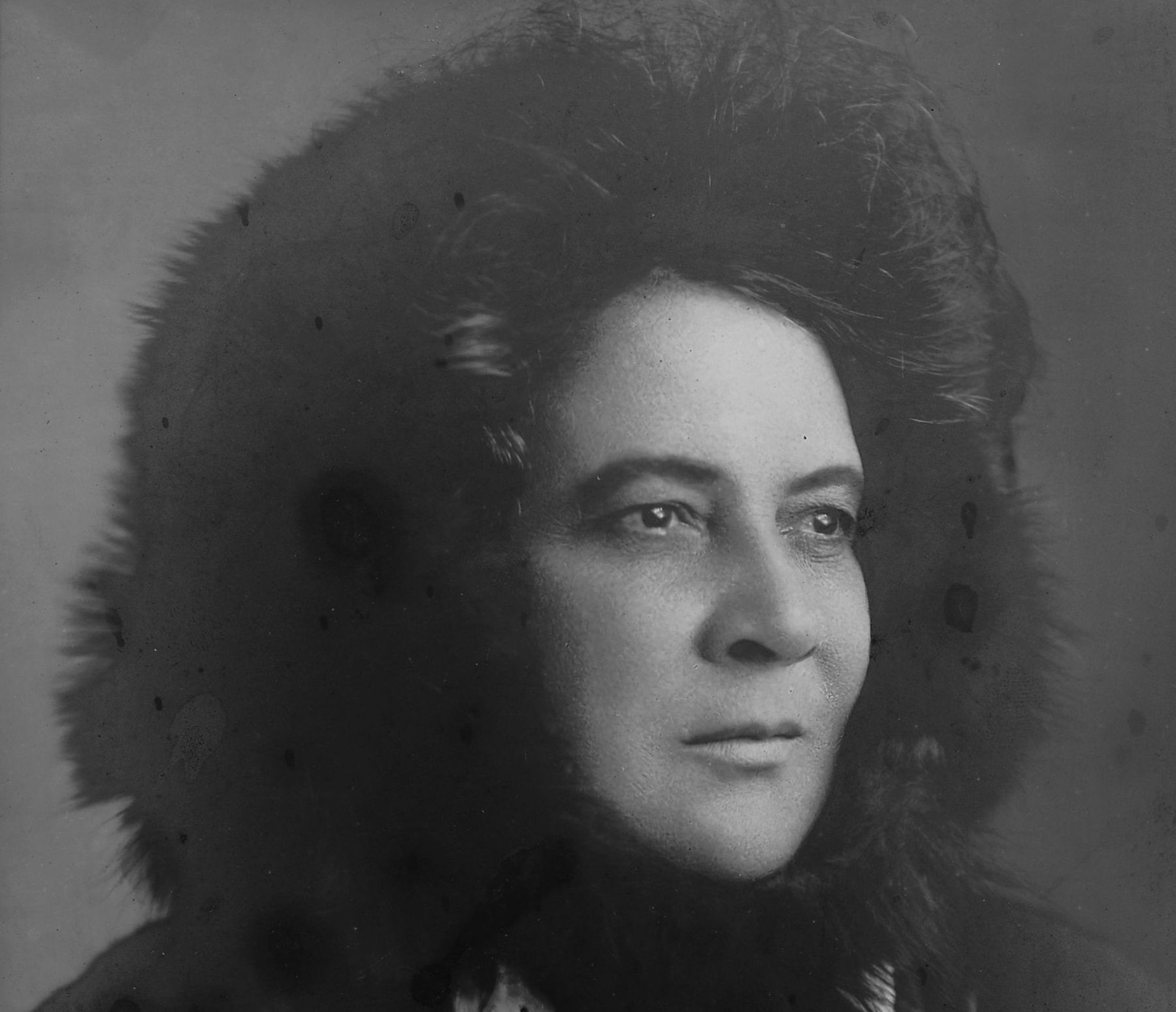 Mary E. Hart decked out in Alaskan gear