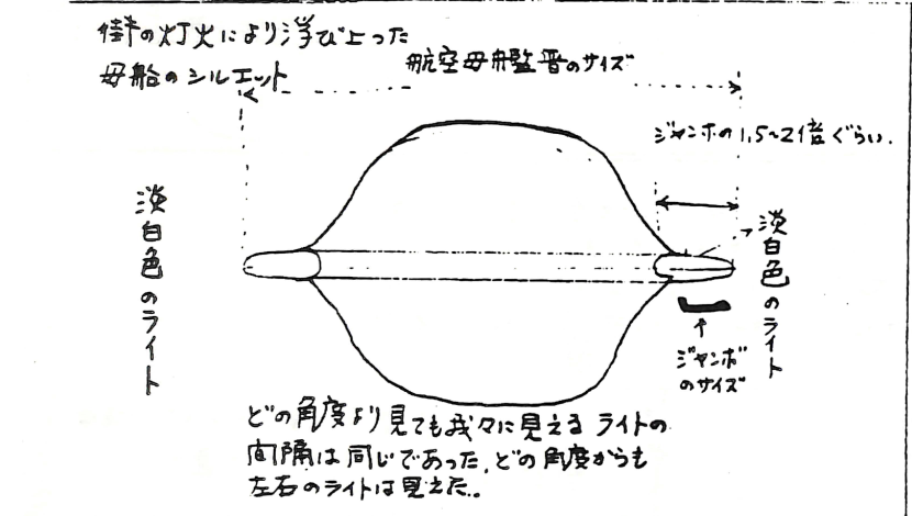 Jet Pilot's UFO Sketch #2