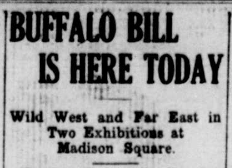 August 4, 1910 Wisconsin State Journal about Buffalo Bill Visiting Madison