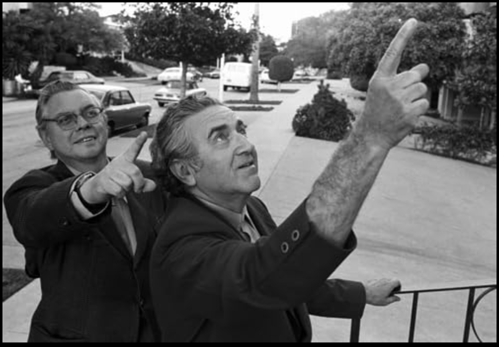 Jerry Siegel and Joe Shuster in 1979
