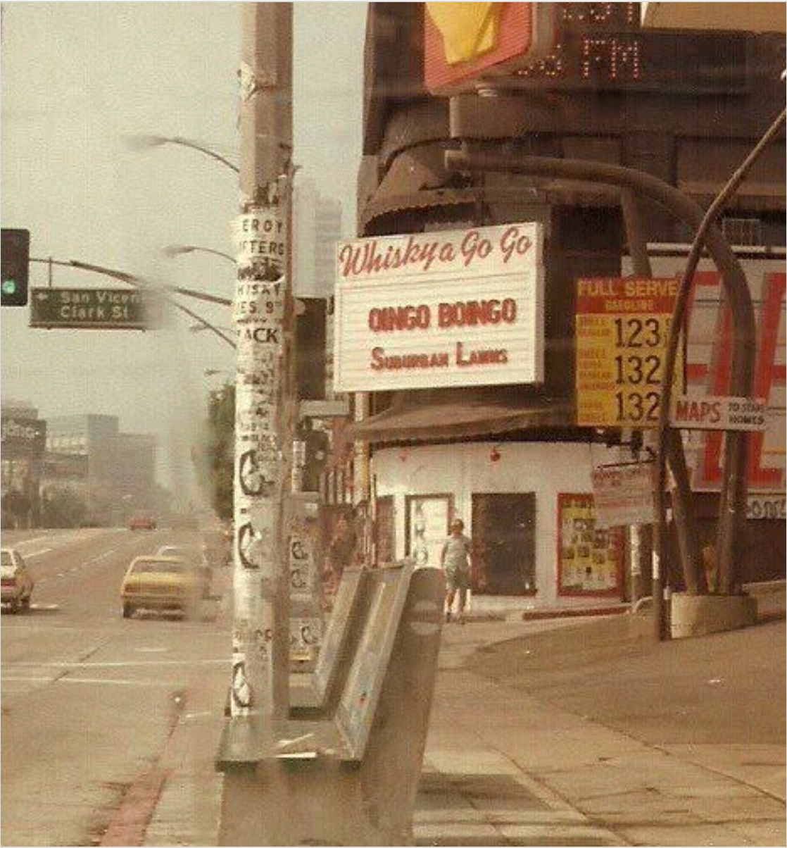 The Whiskey A Go Go on Hollywood's Sunset Strip in August 1980