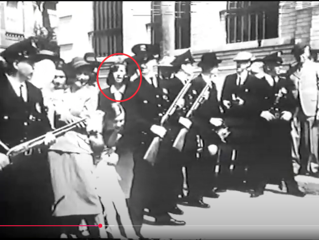 Wendy Lynn Markus as an extra in the 1991 ABC TV movie Dillinger