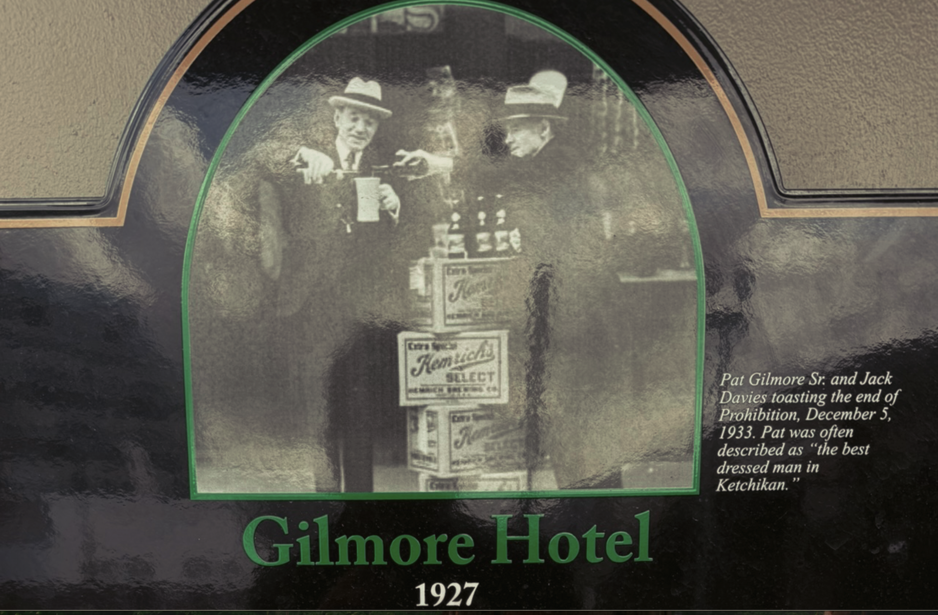 Pat Gilmore from the Gilmore Hotel Historical Marker
