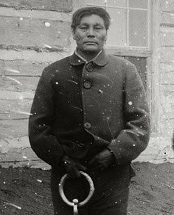 Swift Runner shortly before his execution 