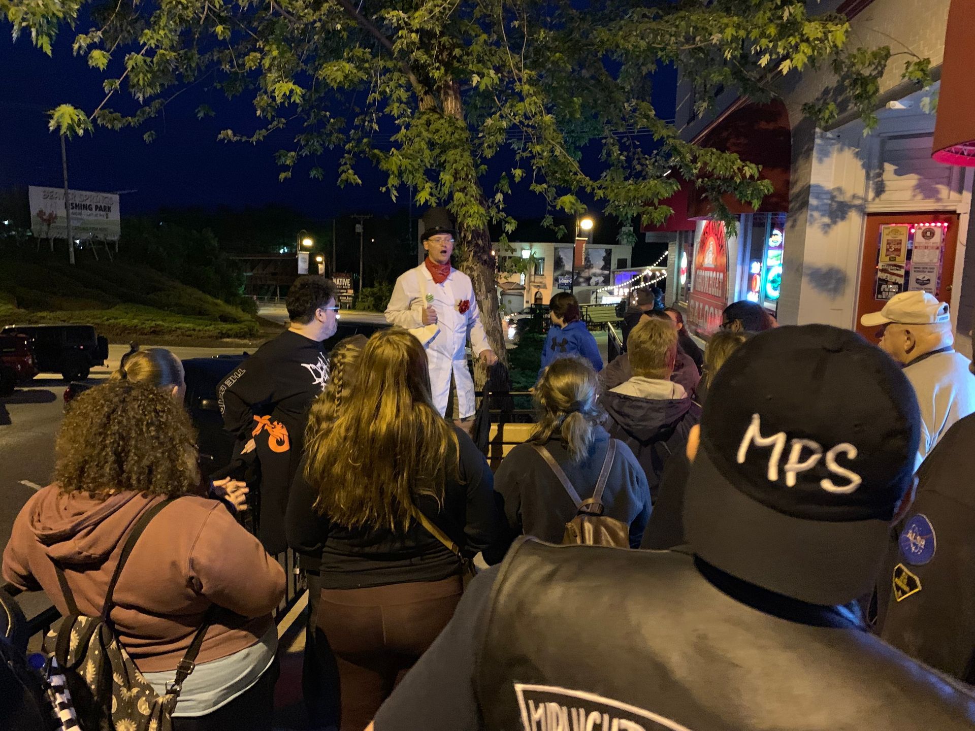 A ghost tour in the Wisconsin Dells