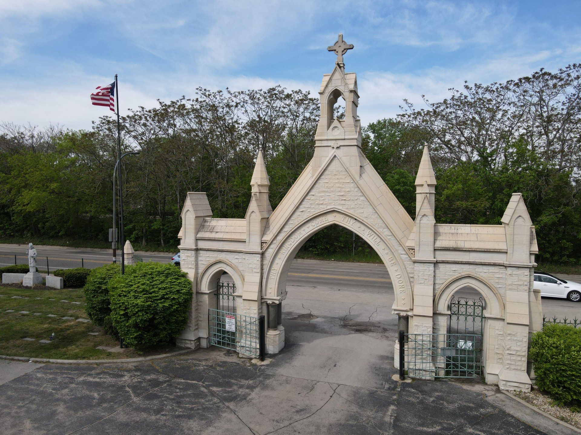 Calvary Cemetery in Evanston, Illinois