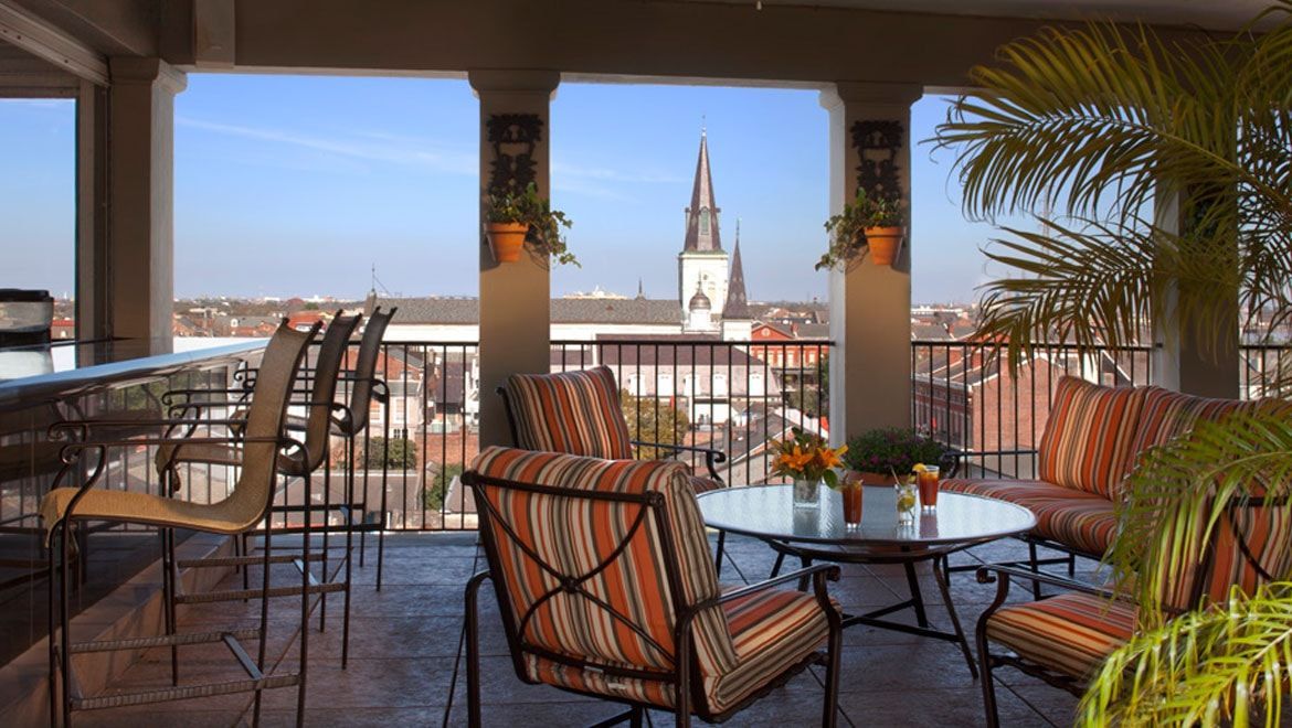 La Riviera Poolside Bar at the Omni Royal Orleans Hotel