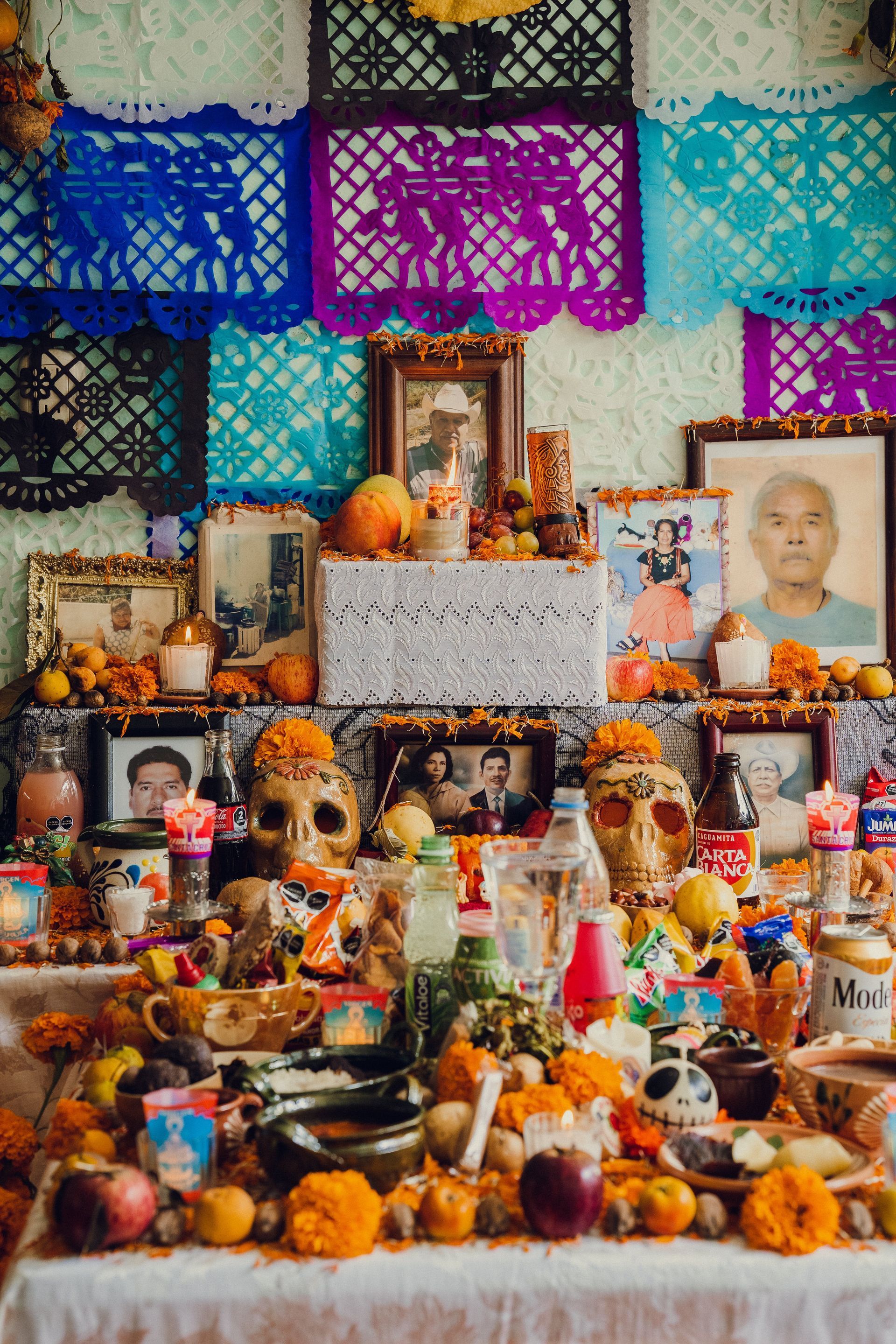 A Day of the Dead altar, also called an ofrenda