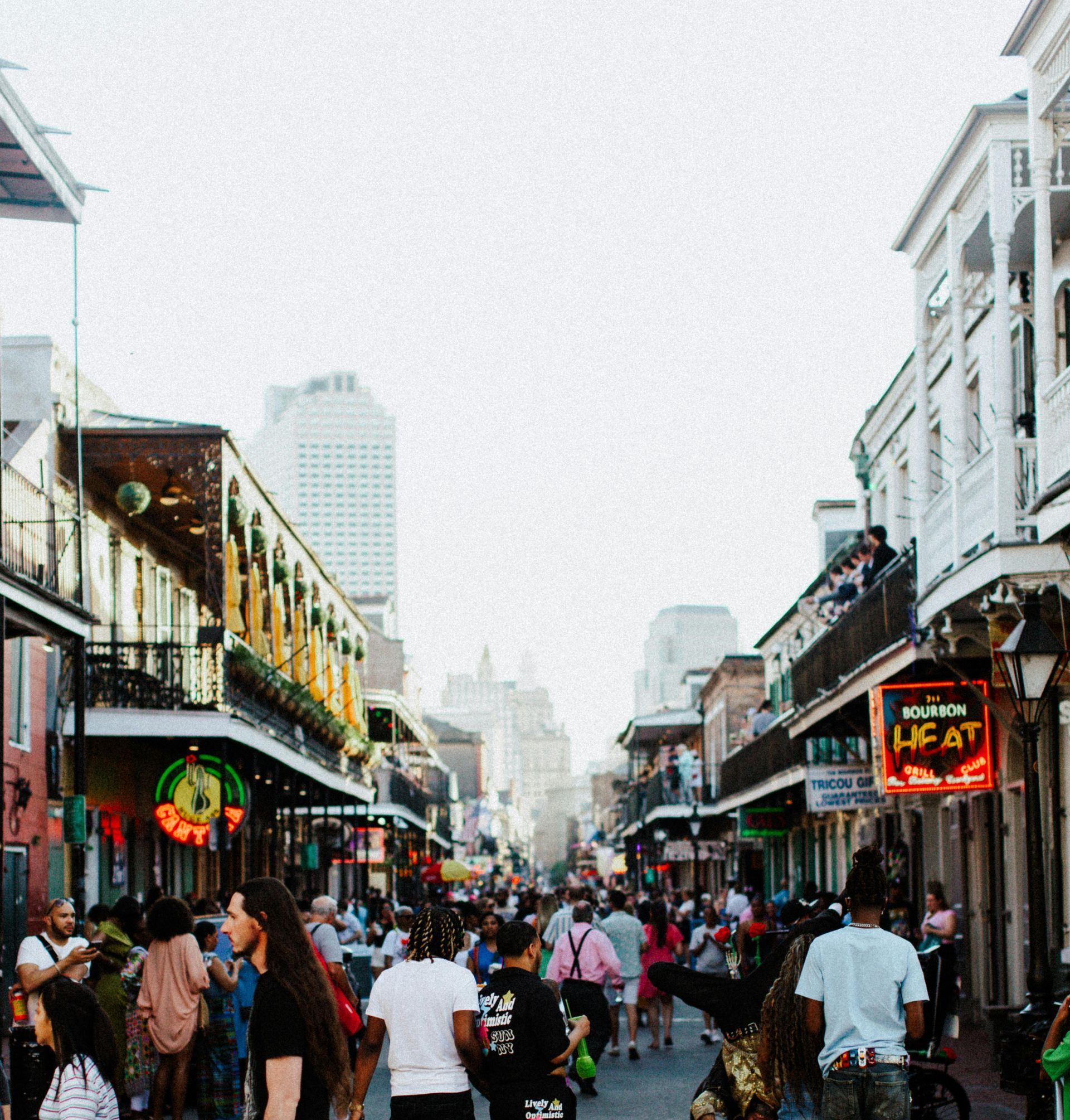 new orleans street cloudy day