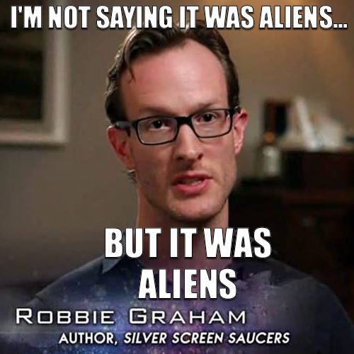 Robbie graham is the author of silver screen saucers