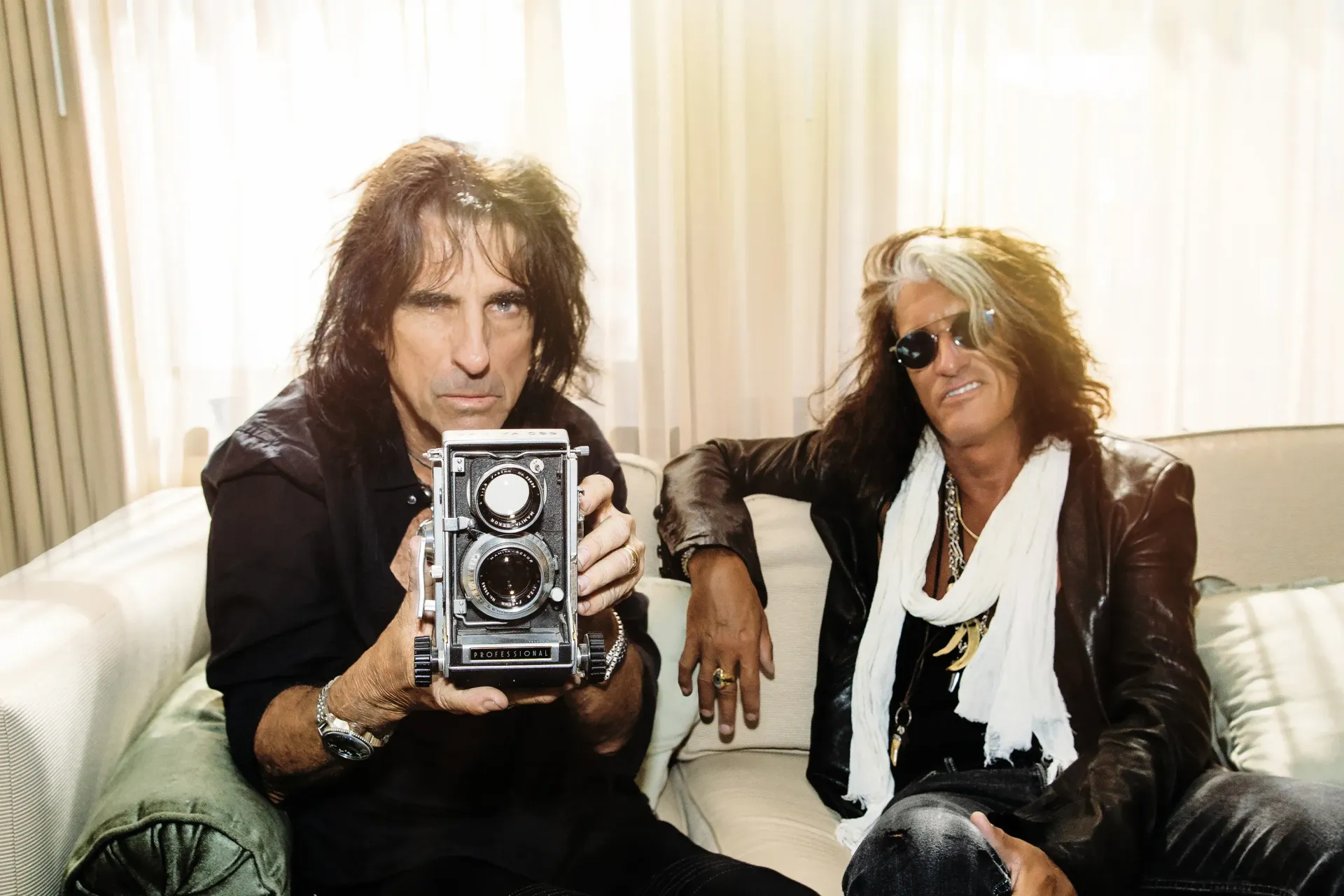 Alice Cooper and Aerosmith guitarist Joe Perry