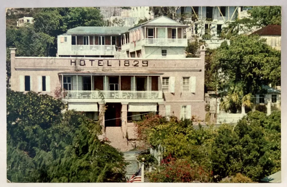 Hotel 1829 postcard from the 1960s