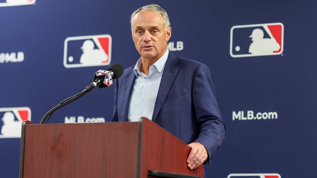 Major League Baseball commissioner Rob Manfred
