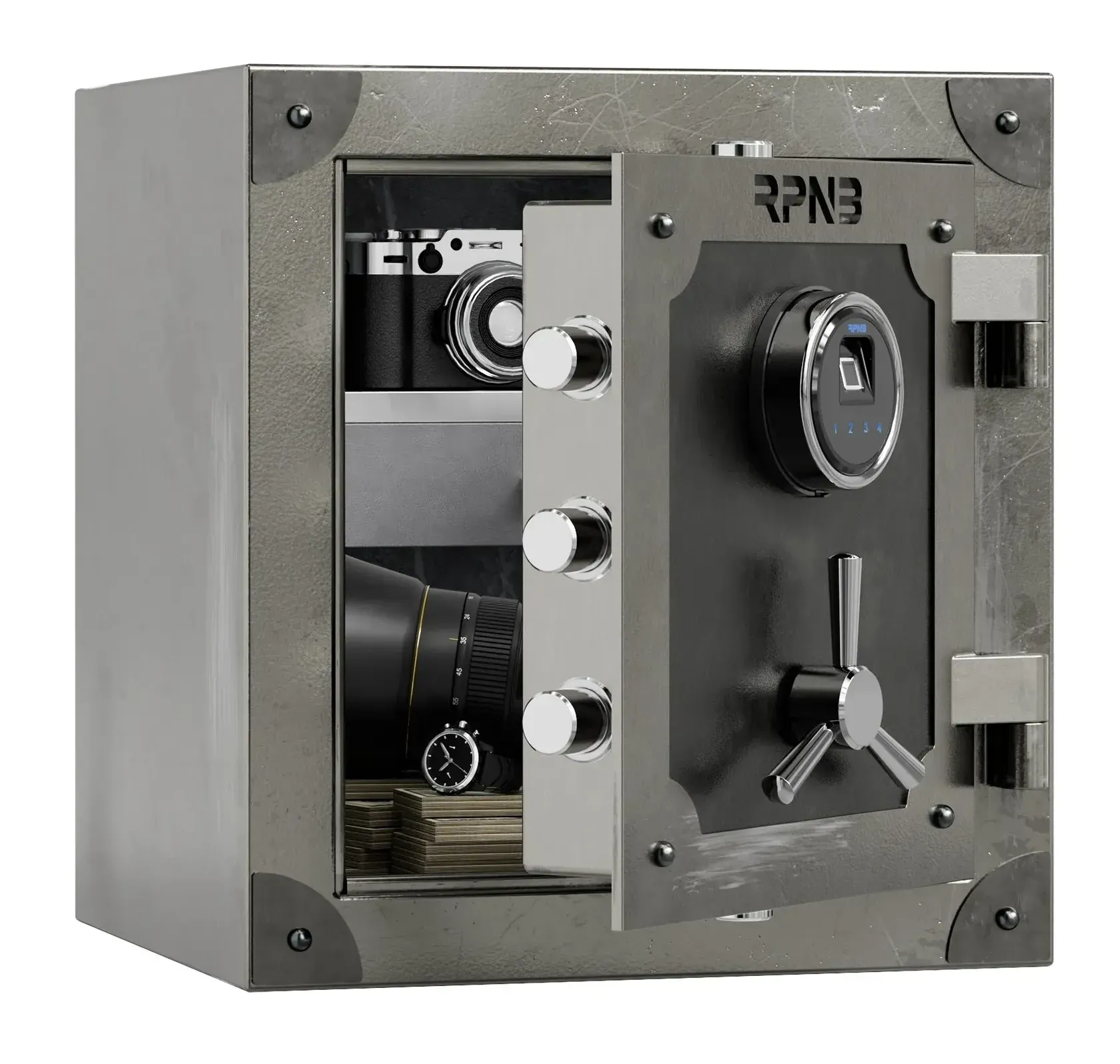 A safe with the word rpn3 on it