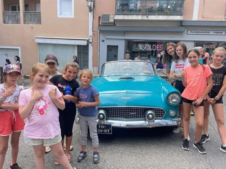 groupe de colonie de vacances