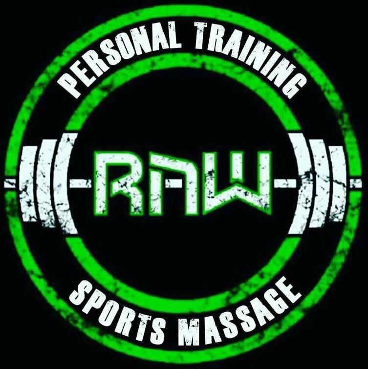 Raw professional training, sports massage logo