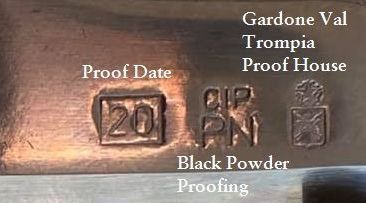 Starting from 01 June 2020 the trademark attesting the year of test of the weapon will consist of the last two digits of the current year inscribed in a rectangle.