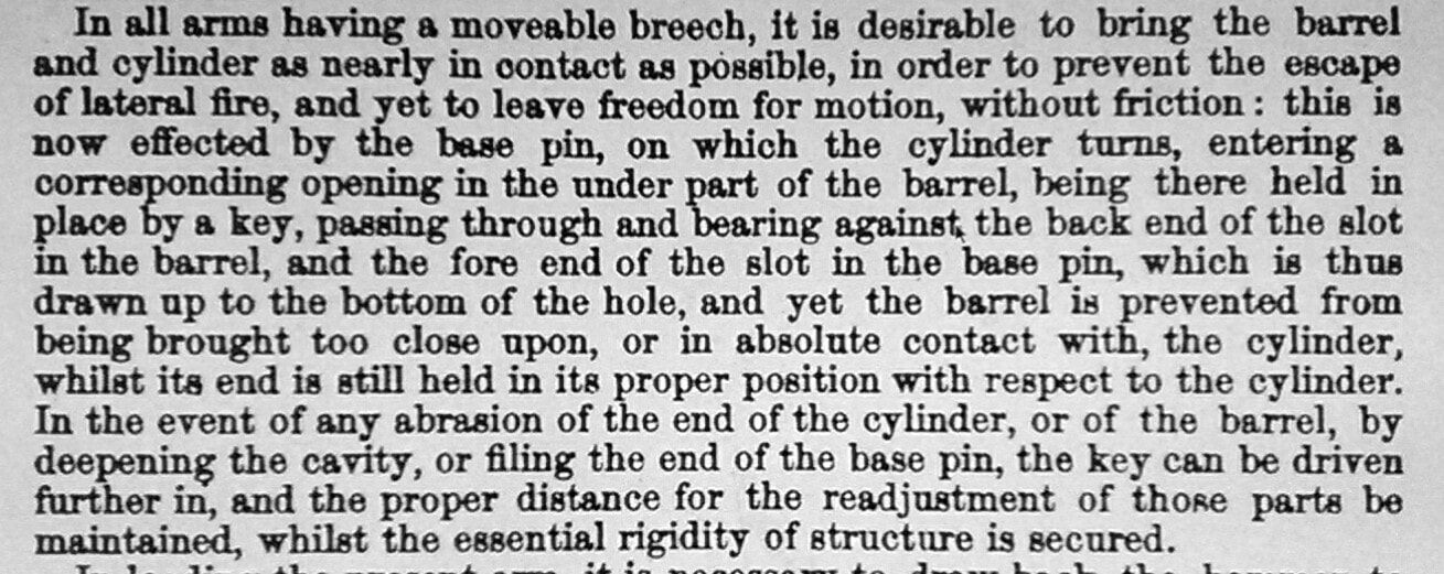 Samuel Colt on Wedge Adjustment