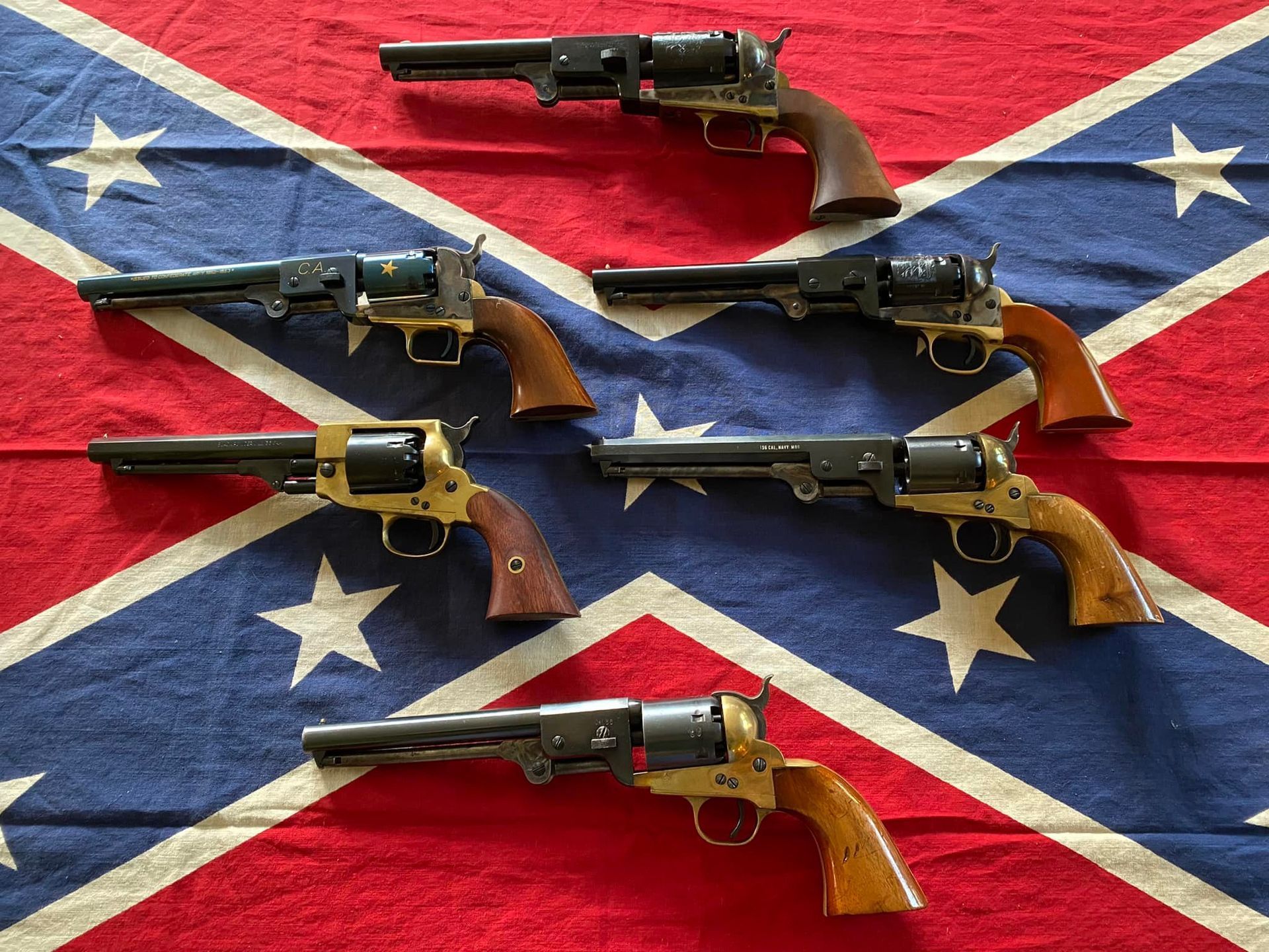 Replica Confederate Made Percussion Revolvers