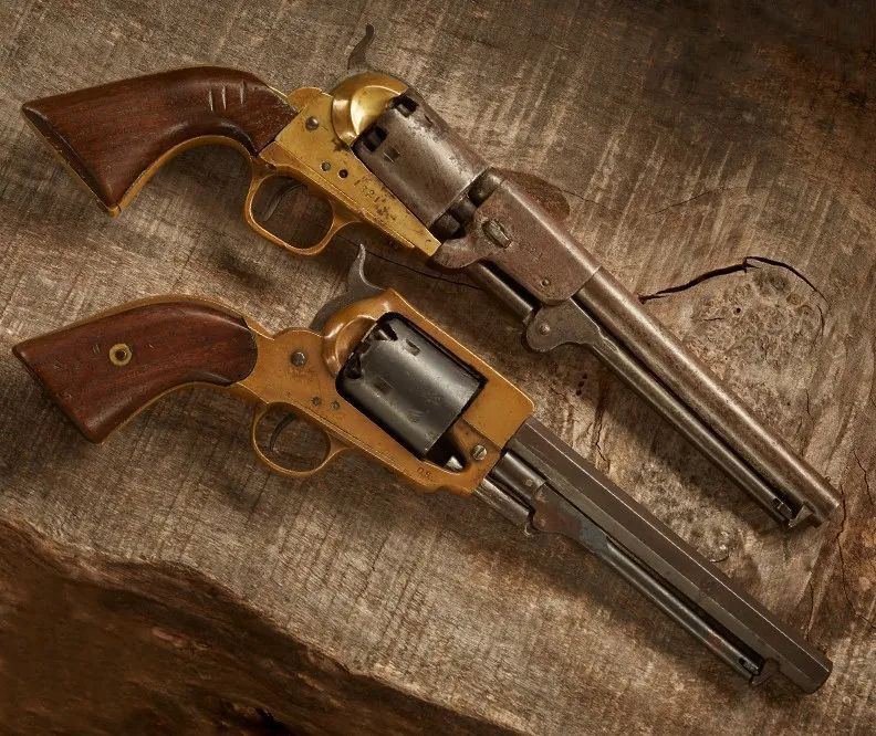 Griswold and Gunnison with a Spiller and Burr revolver