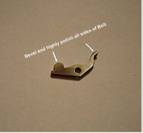 Polished bolt