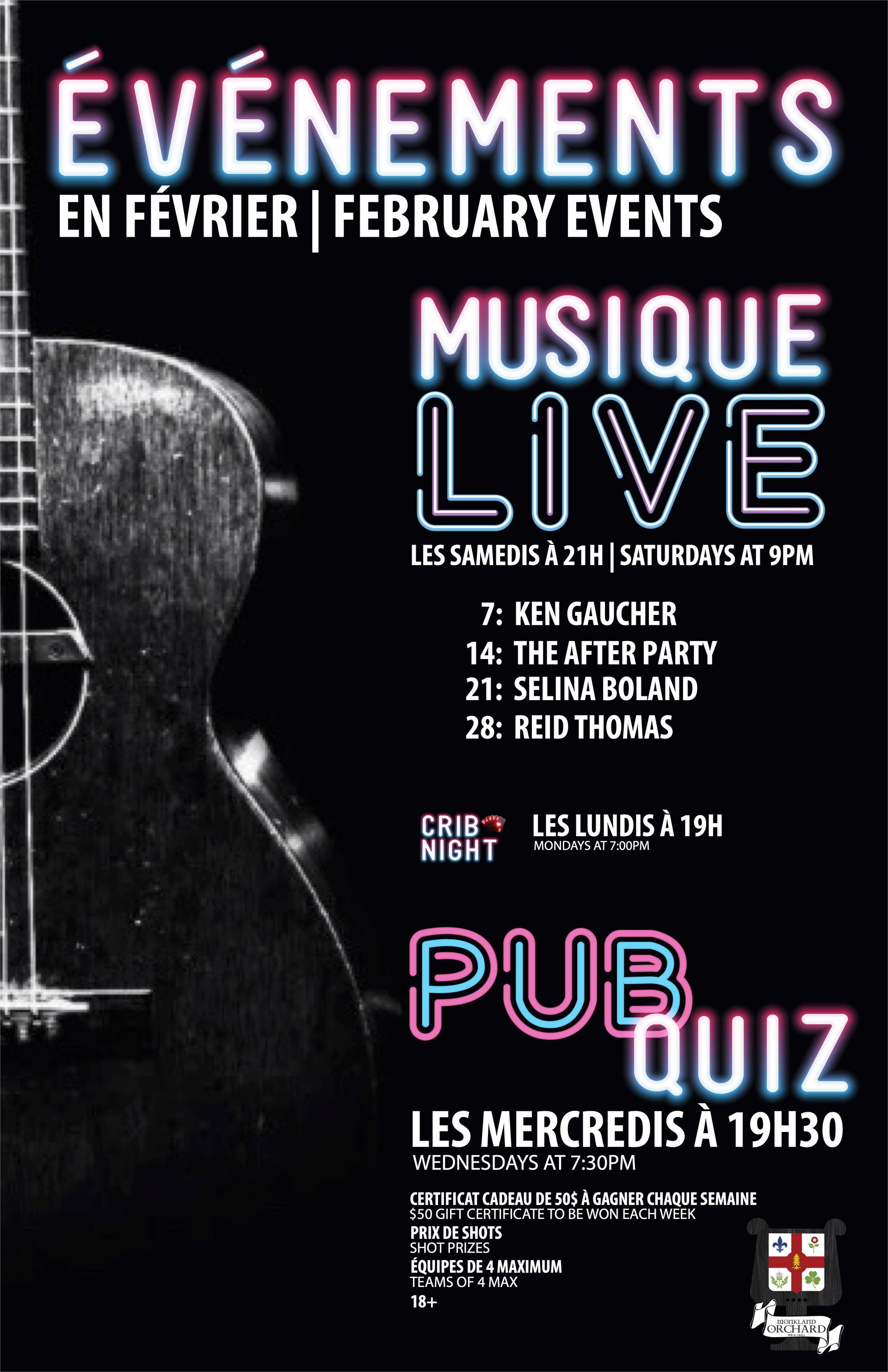 A poster for an event called evenements en aout august events