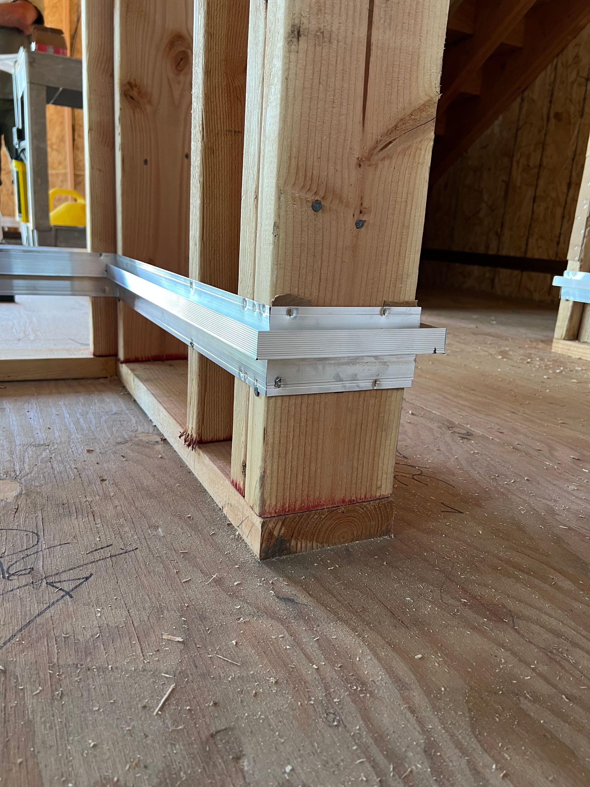 Tektrim Installed Prior to Sheetrock